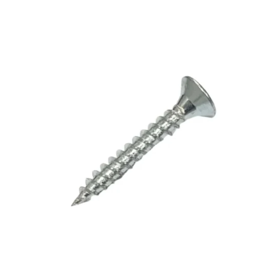 Eurofit PZ Countersunk Wood Screws 10g x 1 1/4" (5 x 30mm) - Zinc