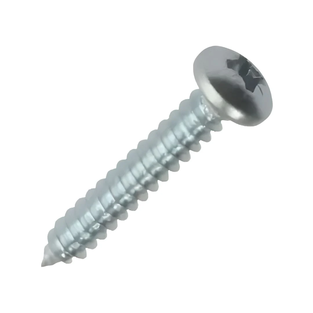 Self Tapping Pan PZ Type AB Screws 10g x 1 1/4" (5 x 30mm) - Zinc