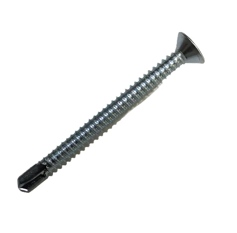 10g x 2 1/2" (4.8 x 60mm) Countersunk PH Drill Point Screws 300SSP - Zinc