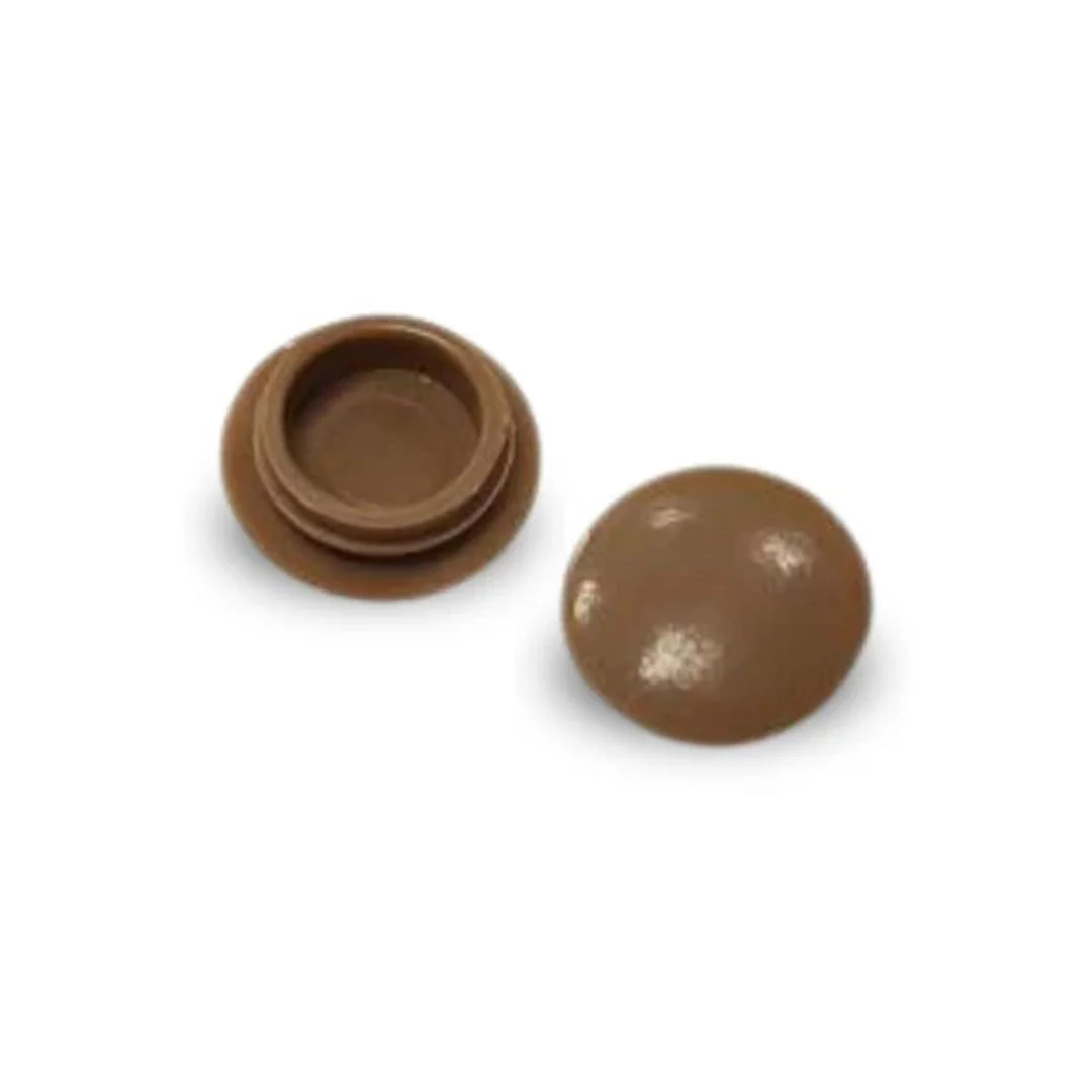 10mm Hole Cover Cap - Dark Tan