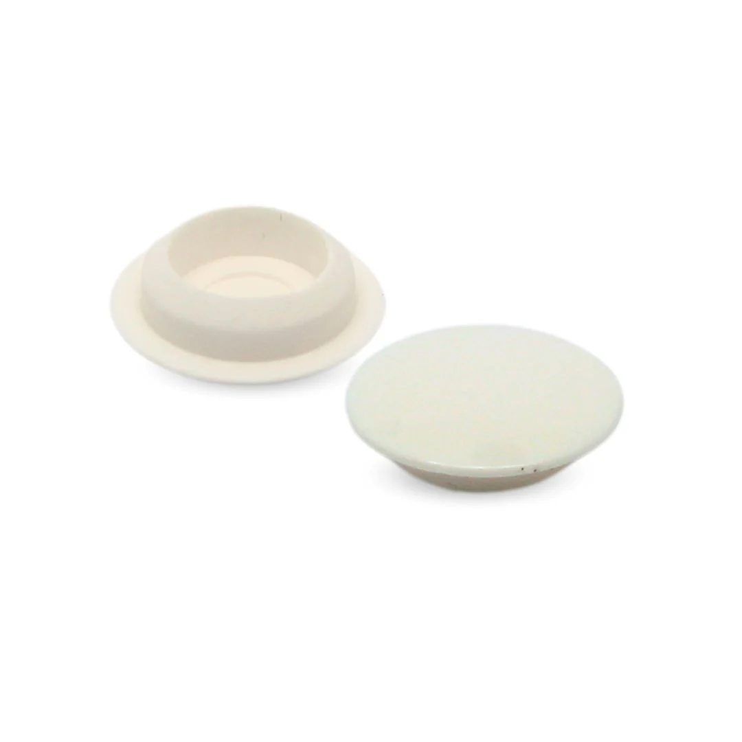 10mm Hole Cover Cap - Ivory