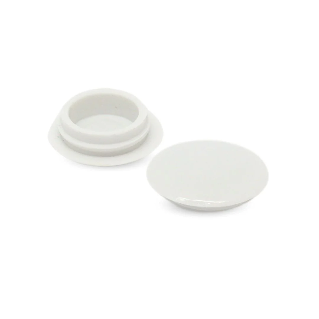 10mm Hole Cover Cap - Pewter Beech