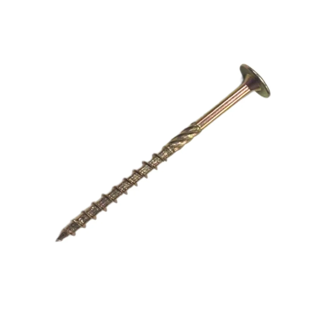 Eurofit Flange Torx T17 Wood Screws 12g x 3 1/2" (6 x 90mm) - Yellow