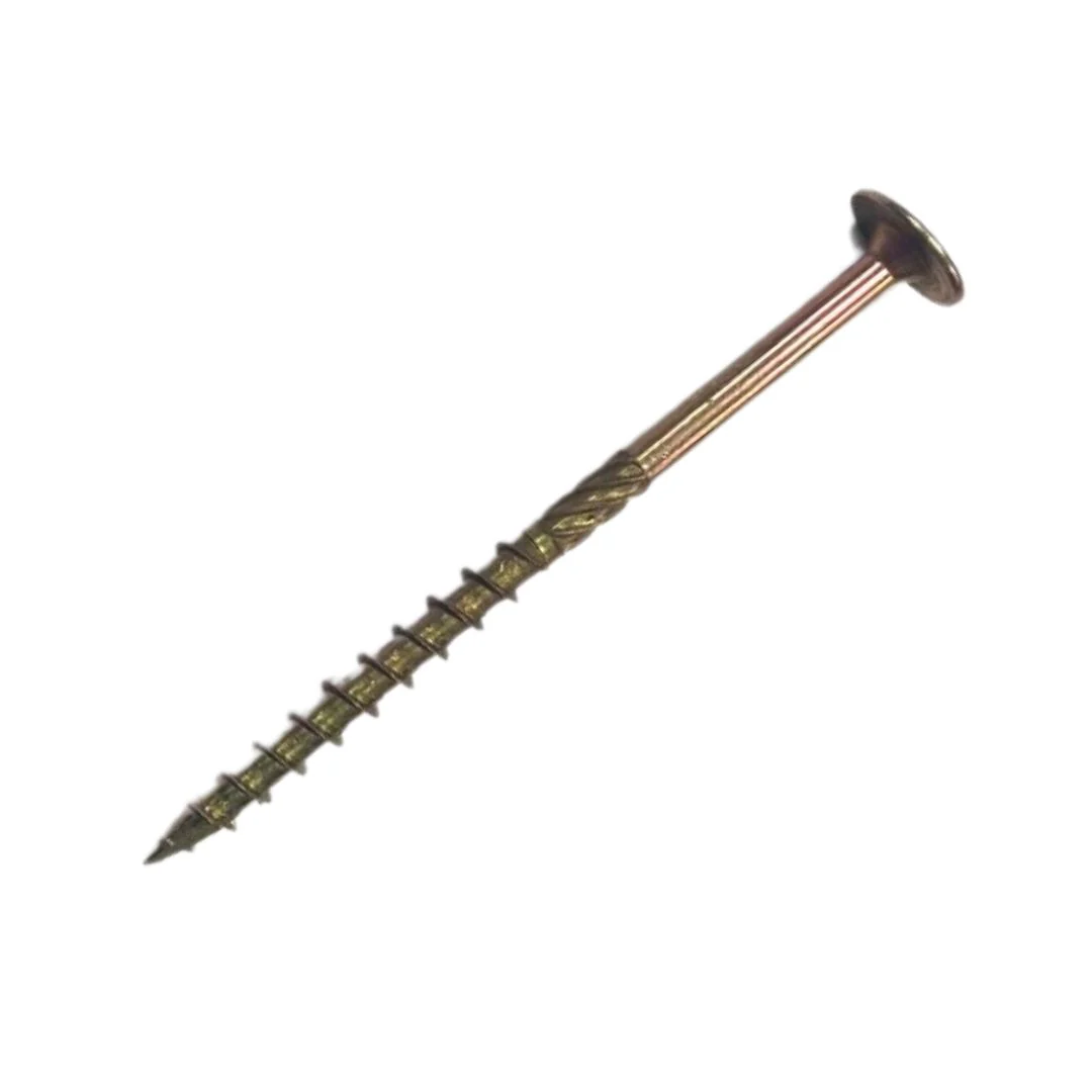 Flange Torx T17 Part Thread Wood Screws 12g x 4" (6 x 100mm) - Y/Z