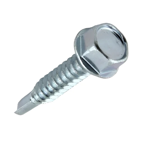 Roofing Indented Washer Head 8mm A/F Screws 14g x 25mm - Zinc