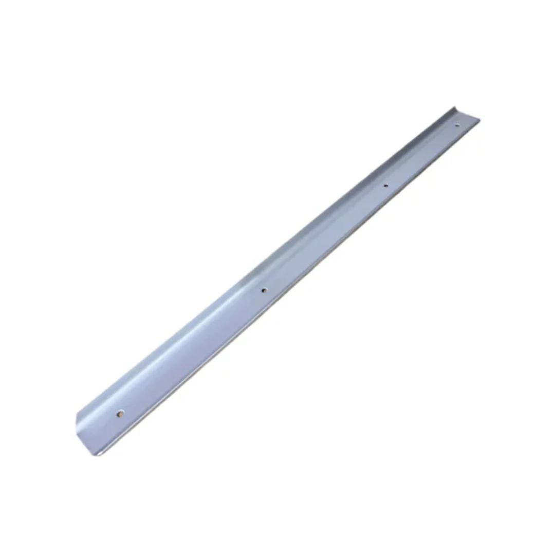 Eurofit 28mm Bullnose Worktop Corner Trim R6 - Silver
