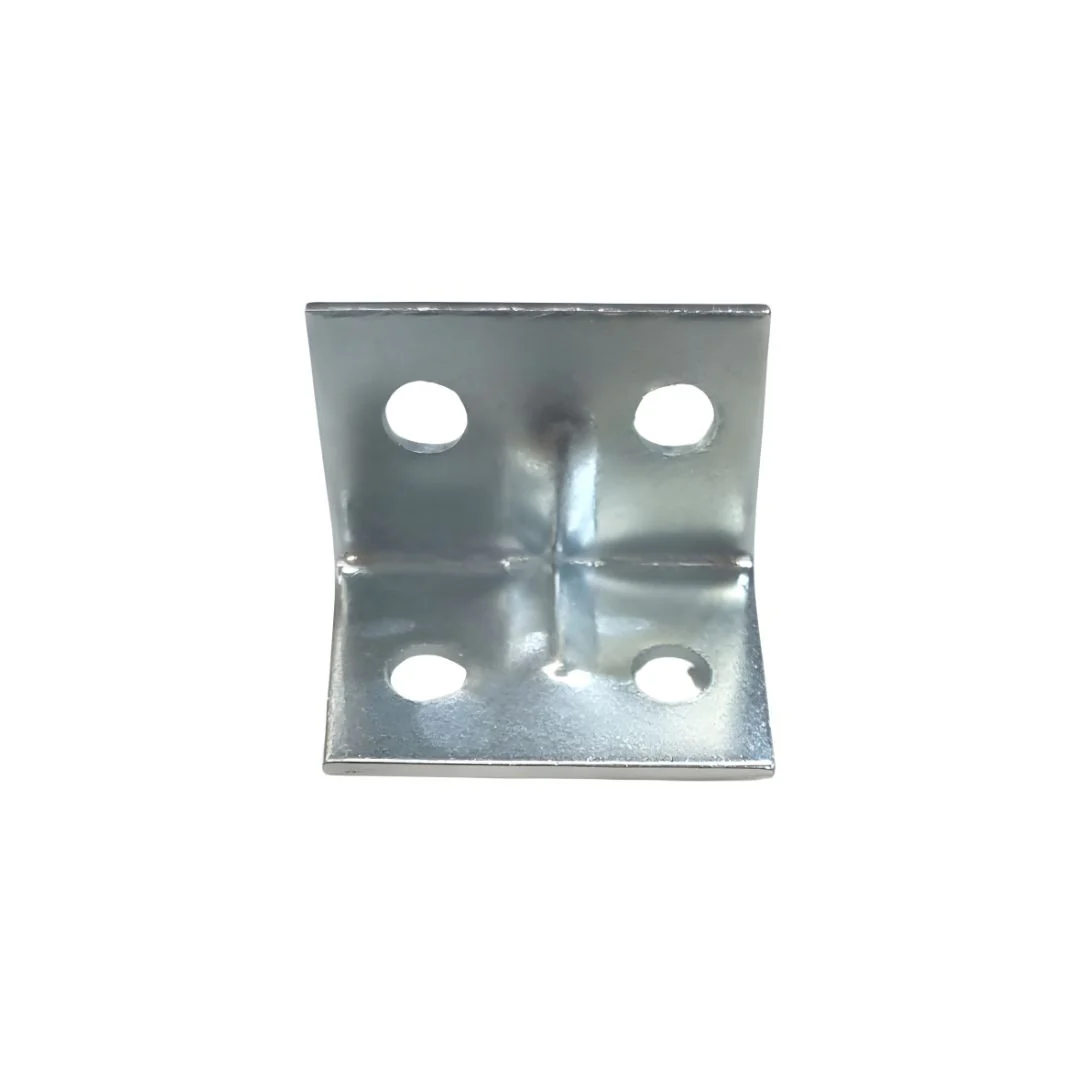Cranked Angle 30mm Fixing Bracket - Zinc Plated