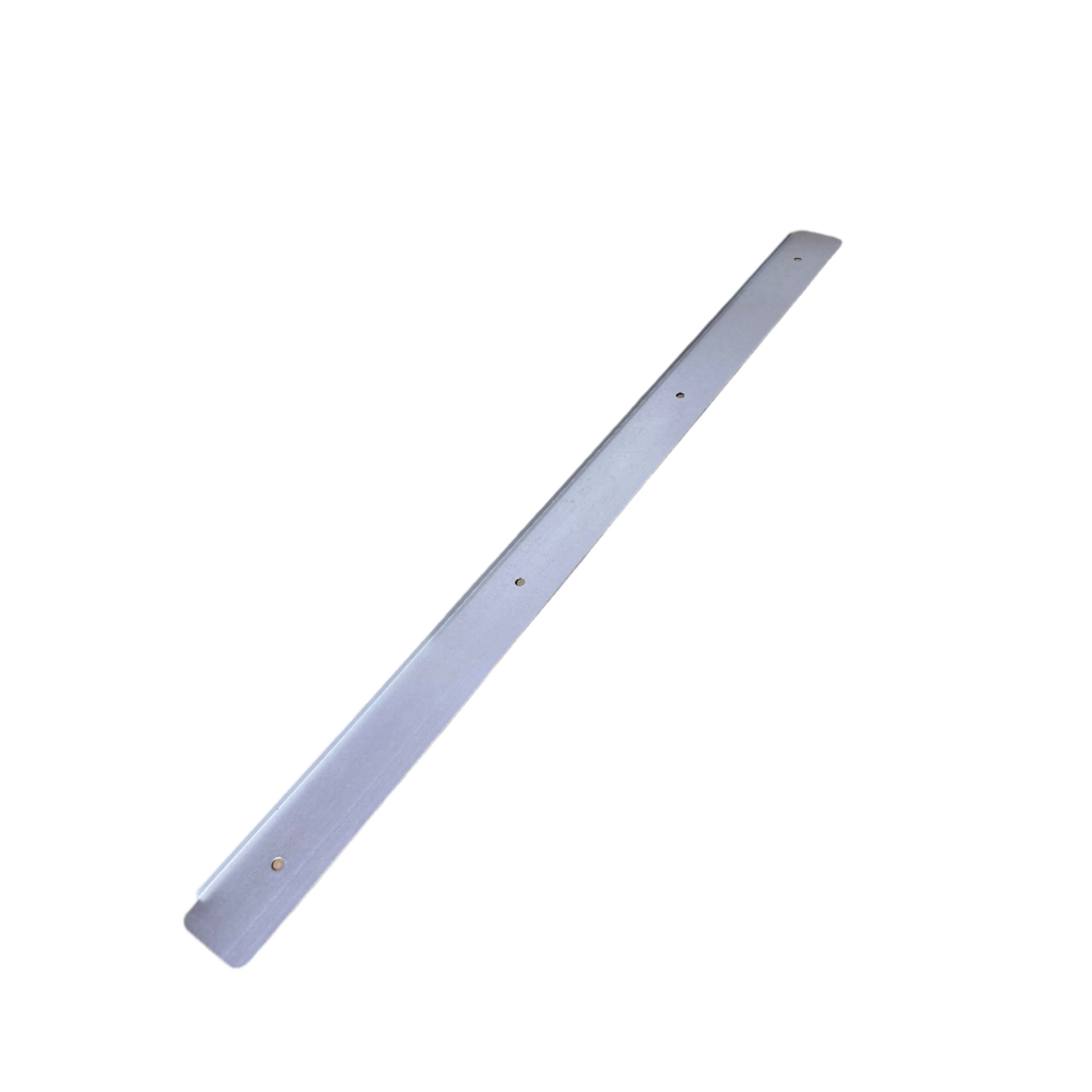 40mm Bullnose Worktop End Cap R6 630mm - Satin Silver