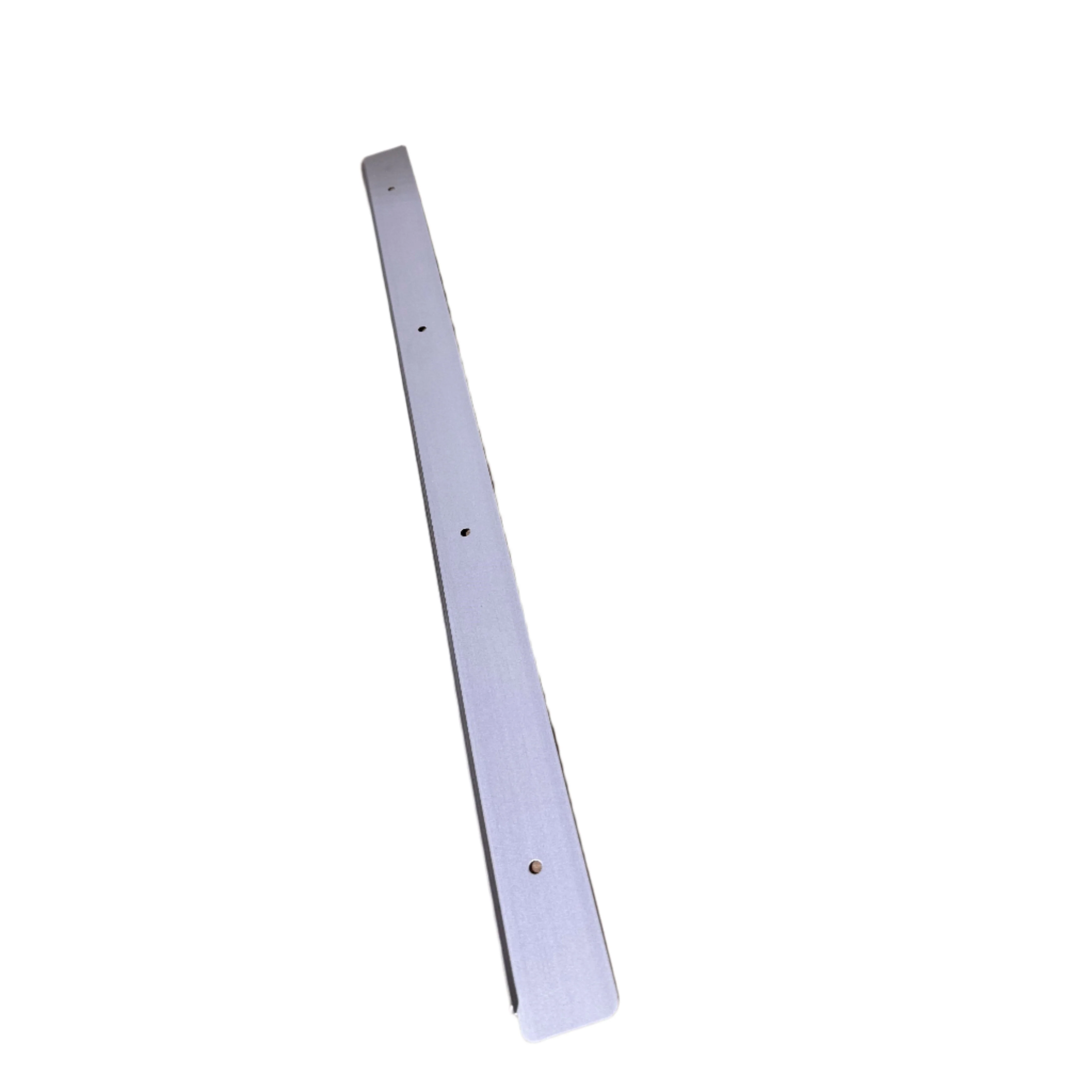 40mm Bullnose Worktop End Cap R6 630mm - Satin Silver - Image 2