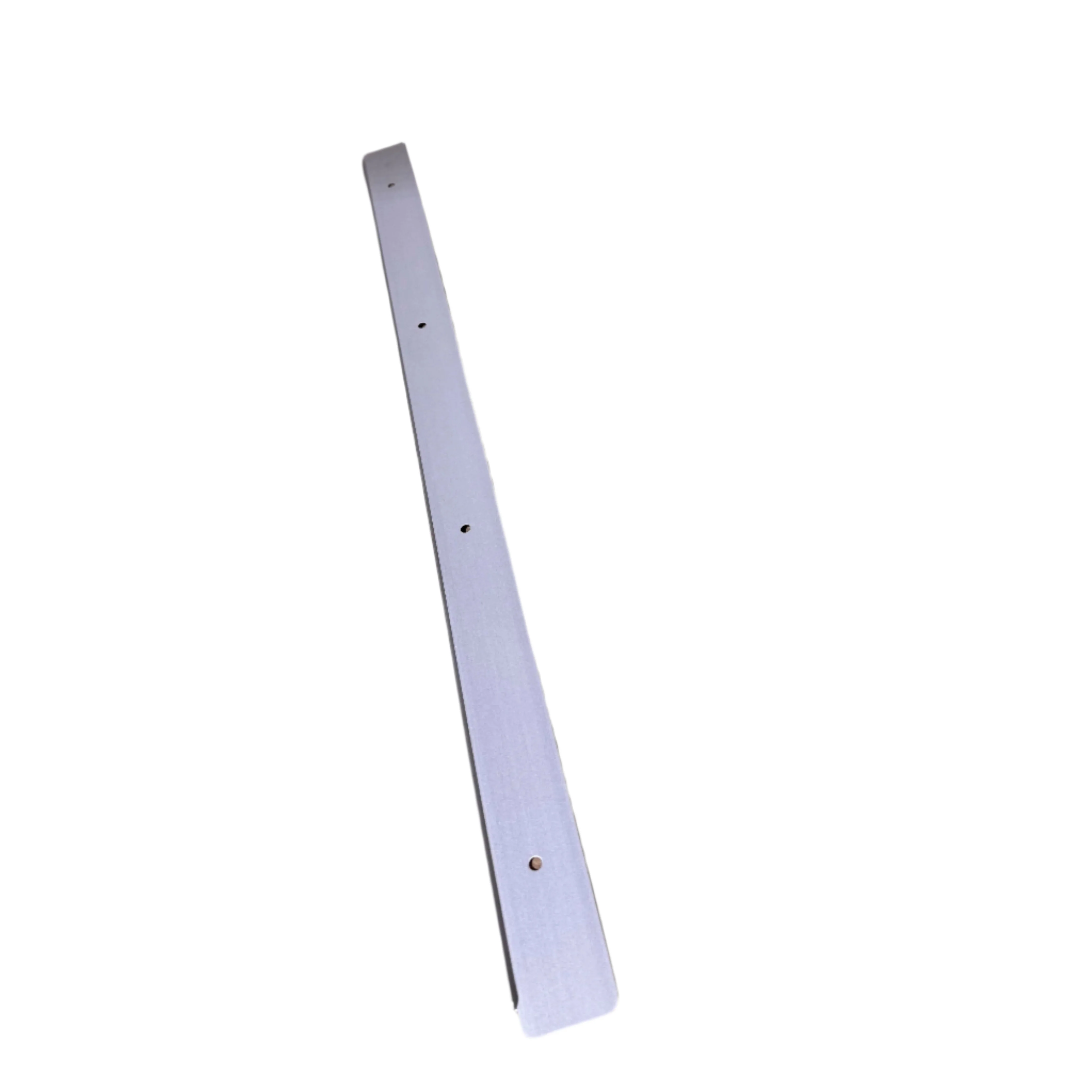 40mm Bullnose Worktop End Cap R6 670mm - Satin Silver - Image 2
