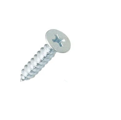 Deep Recess PZ Csk Wood Screws 4g x 1/2" (3 x 12mm) - Zinc
