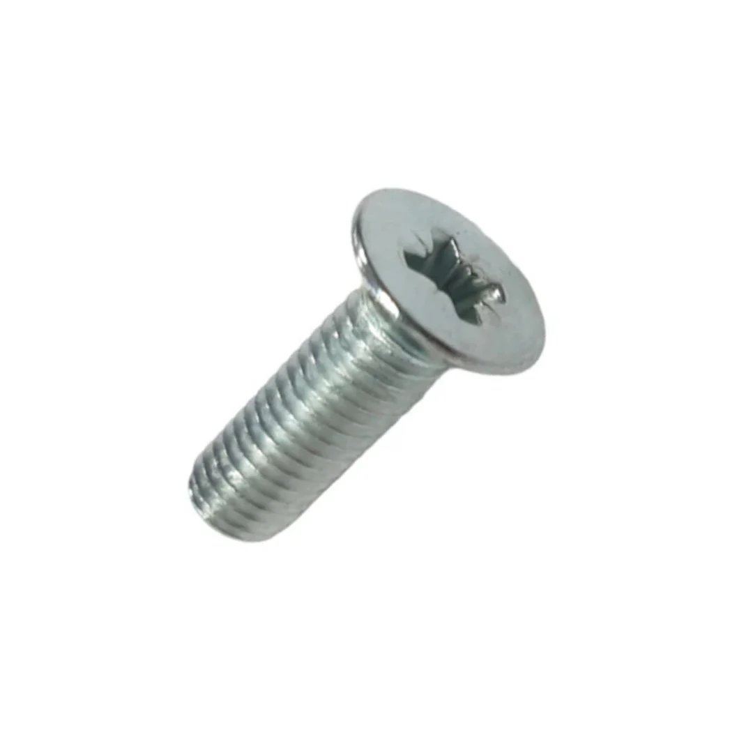 Machine Pozi Countersunk Screws (Steel) M5 x 16mm - Zinc Plated