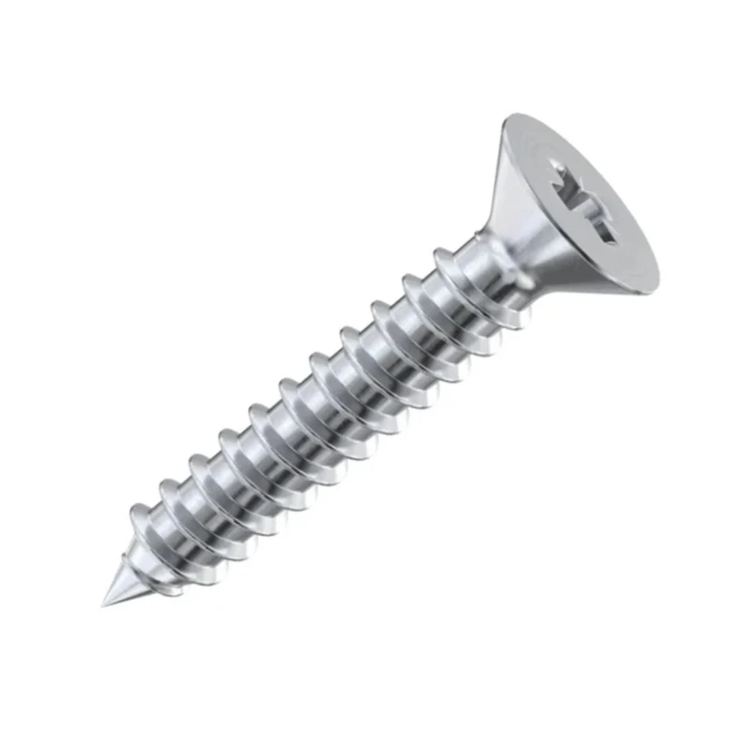 Twinthread Countersunk PZ Screws 5g x 1/2" (3.25 x 12mm) - Zinc