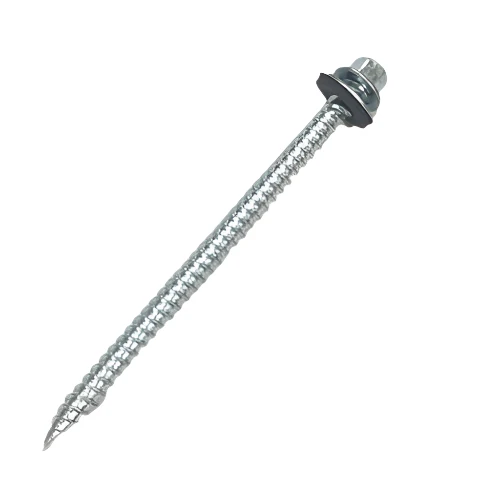Washer Hex Timber-fix Bonded Screws 14g x 4" (6.3 x 100mm) - Zinc