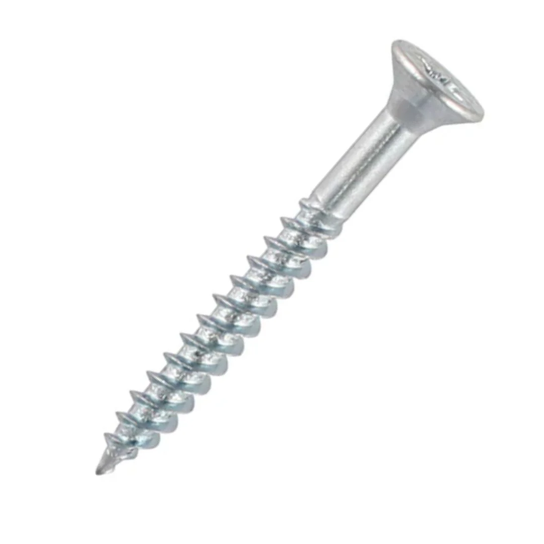 Twinthread DBL Csk PZ Screws 6g x 1 1/4" (3.5 x 30mm) - Zinc