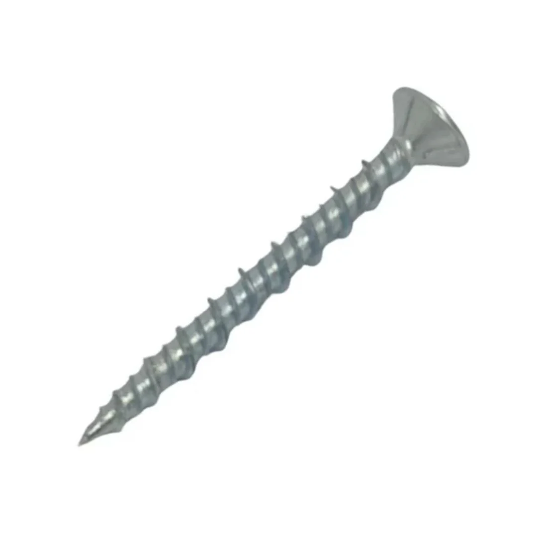 Nibbed Csk PZ Hi-Lo Thread Screws 6g x 1 1/4" (3.5 x 30mm) - Zinc
