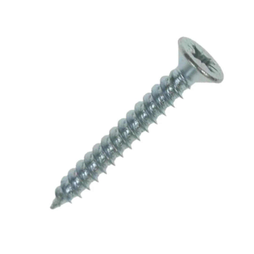 Twinthread Countersunk PZ Screws 8g x 7/8" (4.2 x 22mm) - Zinc