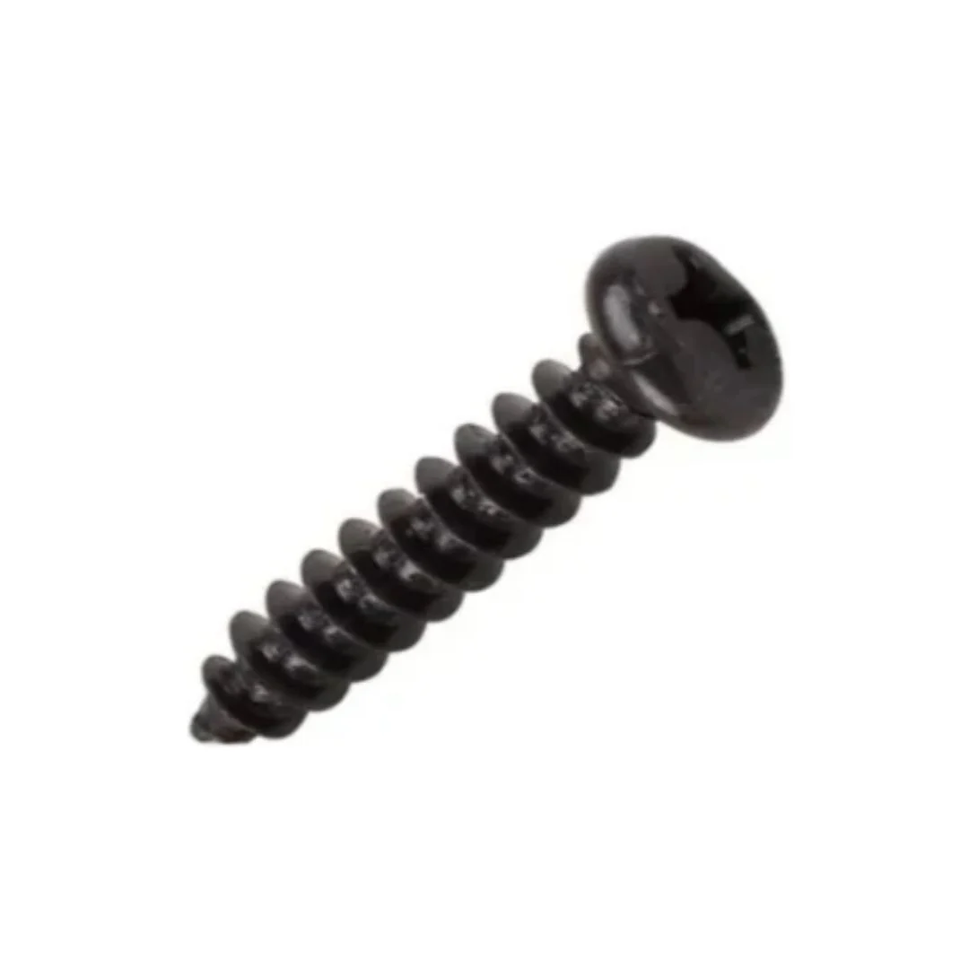 Self Tapping Pan PZ Type AB Screws 6g x 3/4" (3.5 x 20mm) - Black Zinc