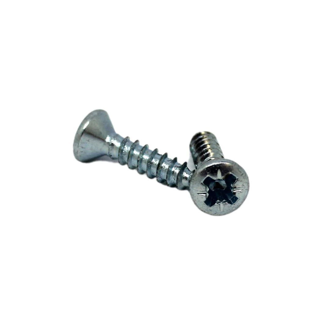 Self Tapping Raised Csk PZ Type AB Screws 6g x 3/4" (3.5 x 20mm) - Zinc - Image 2