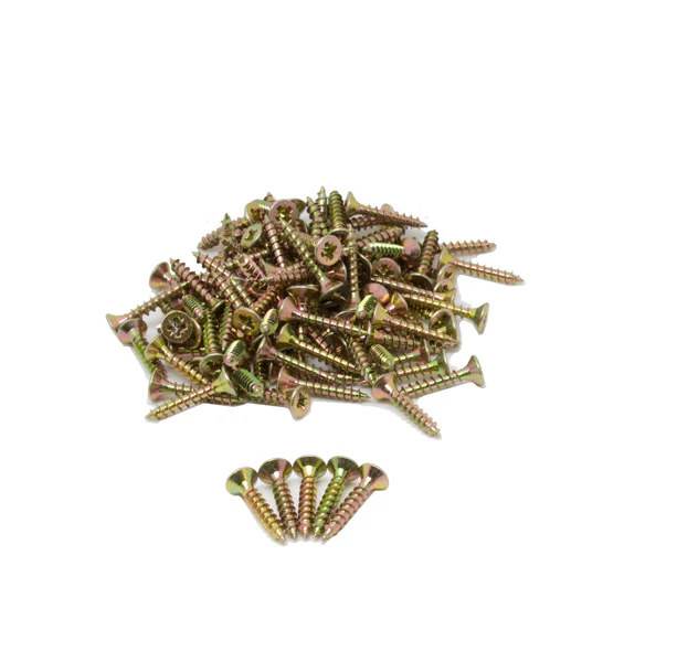 Chipboard Fully Threaded Double Countersunk Pozi Screws 3.5 x 20mm - Y/Z - Image 2
