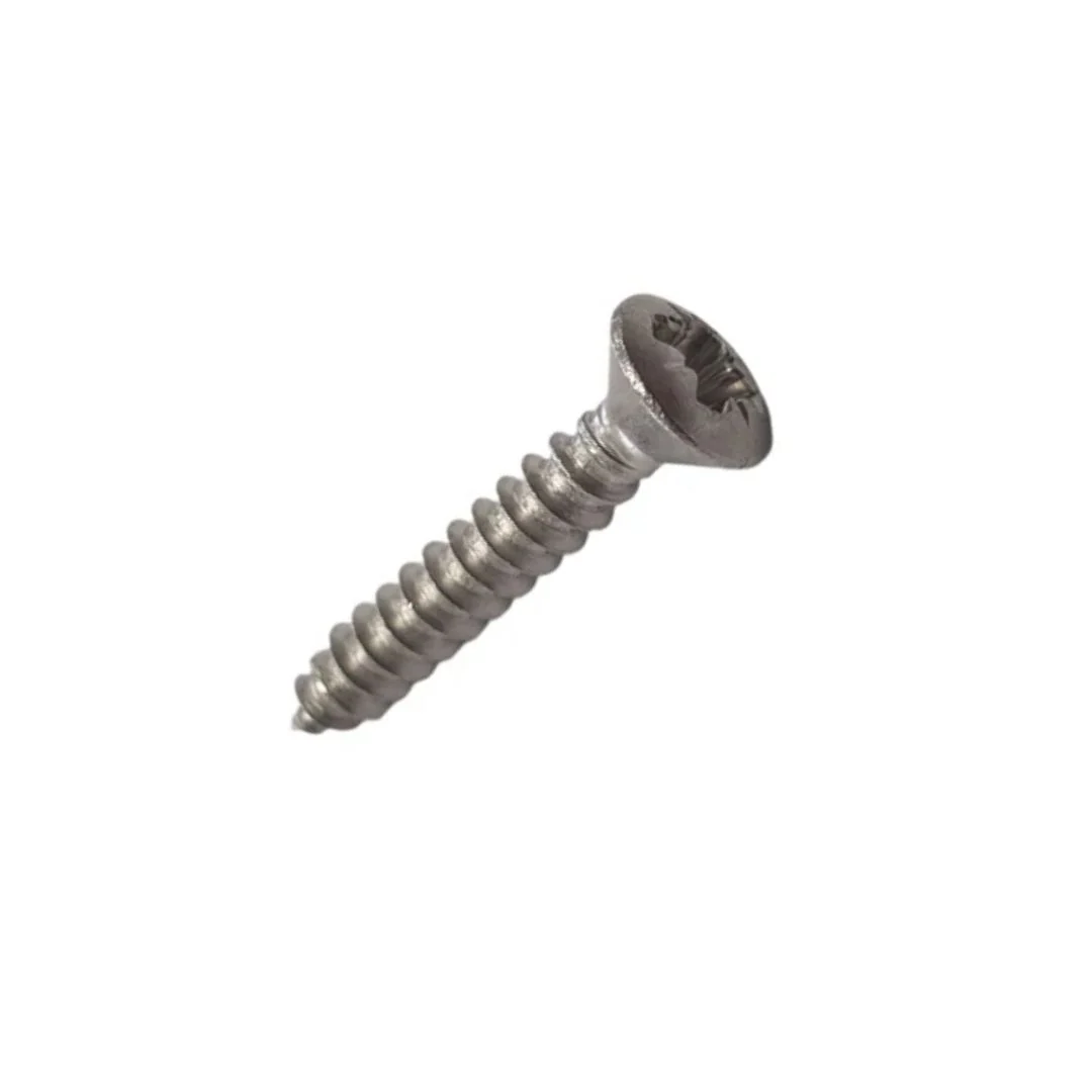Self Tapping PZ Raised Countersunk AB Screws 6g x 7/8" (3.5 x 23mm) - S/S