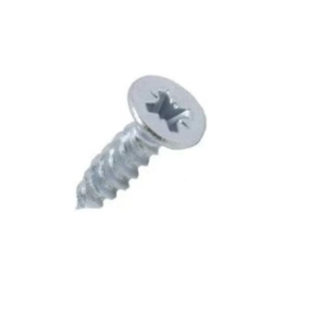 Chipboard Coarse Double Countersunk Pozi Screws 3.5 x 18mm - Zinc