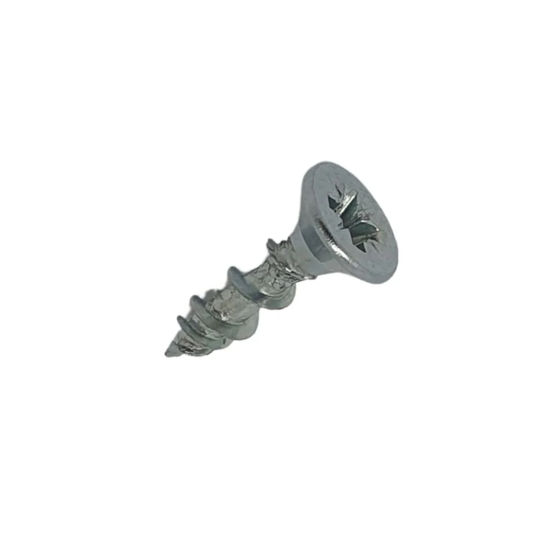 Chipboard Coarse DBL Countersunk Pozi Screws 3.5 x 14.5mm - Zinc