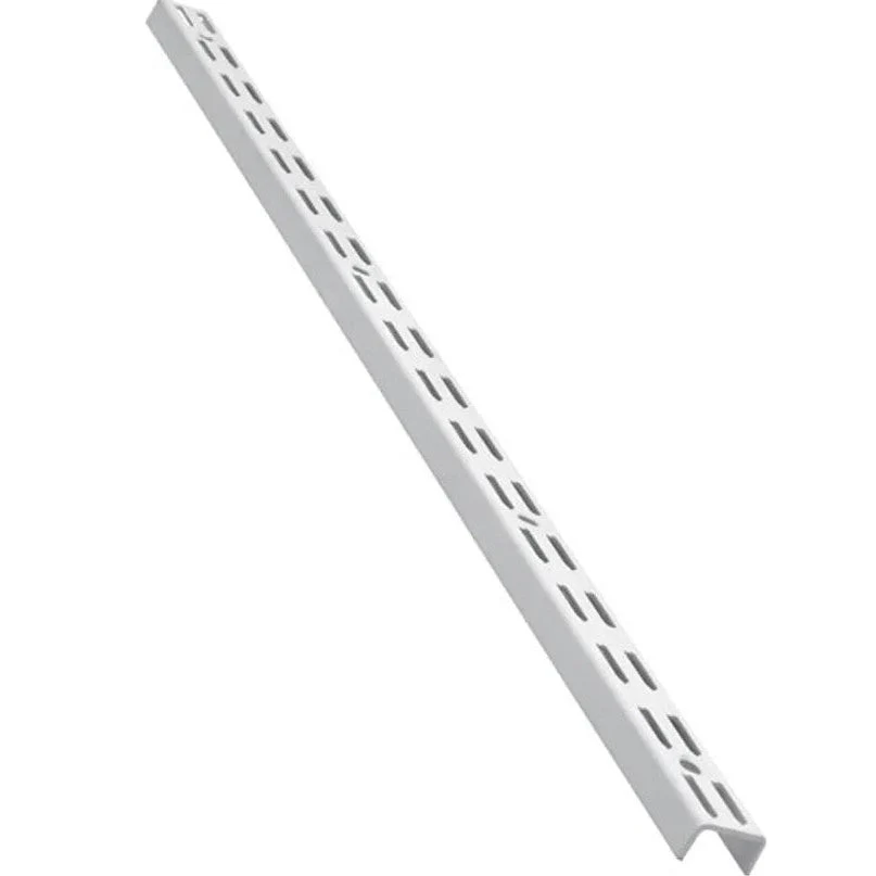 710mm Twin Slot Shelving Upright Bracket - White