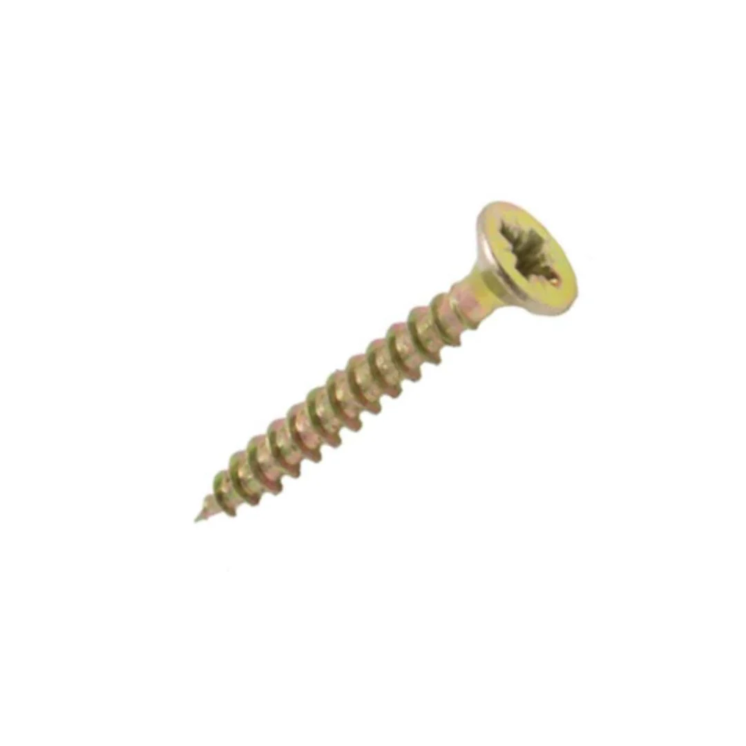 Self Tapping PZ Countersunk Screws 9g x 1" (4.5 x 25mm) - Y/Z