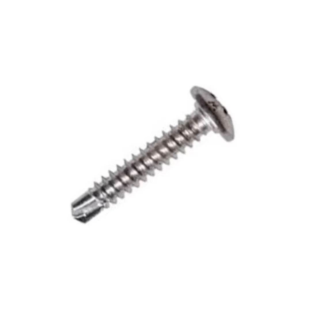 Drill Point Self Tapping Pan Ph2 Screws 8g x 1" (3.9 x 25mm) - Zinc