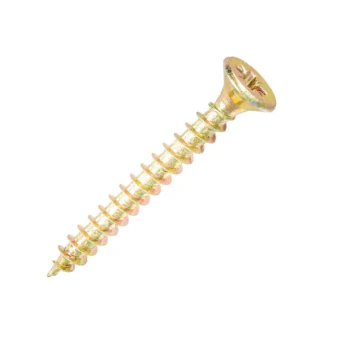 Twinthread Countersunk PZ Deep Recess 4g x 1/2" (4 x 12mm) - E/Brass