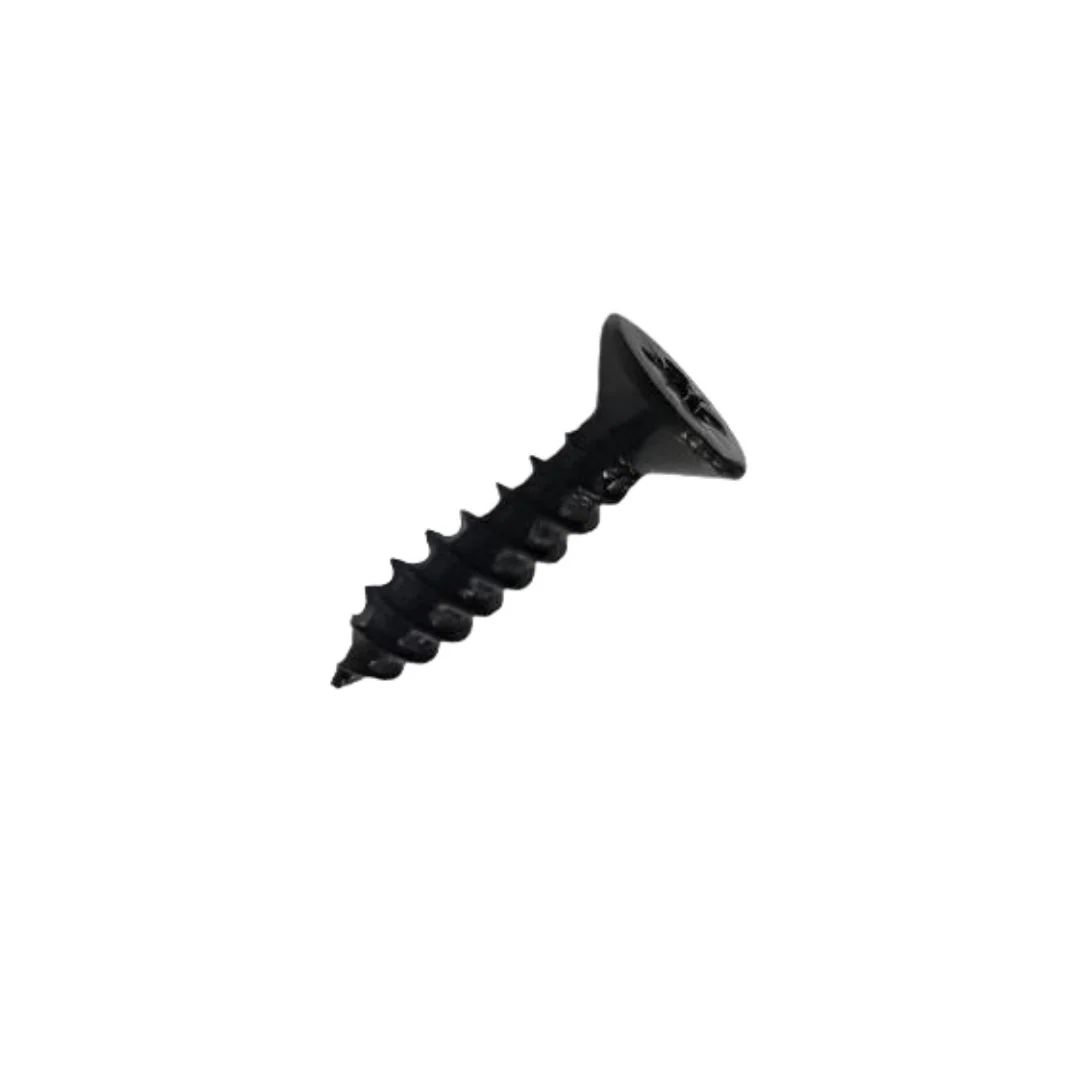 Chipboard Double Countersunk Pozi Screws 4 x 16mm - Black