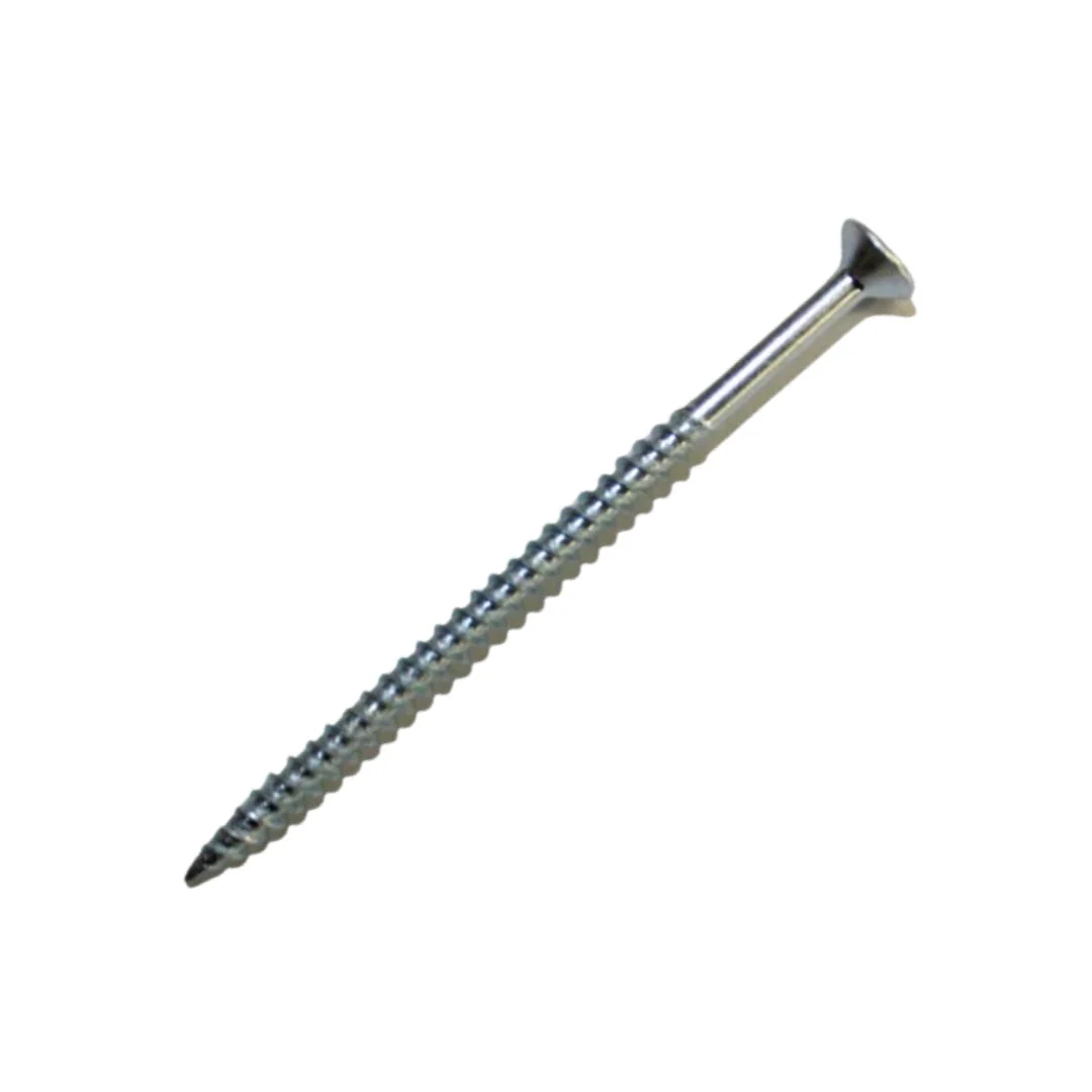 Twinthread Countersunk PZ Wood Screws 8g x 2 3/4" (4 x 70mm) - Zinc