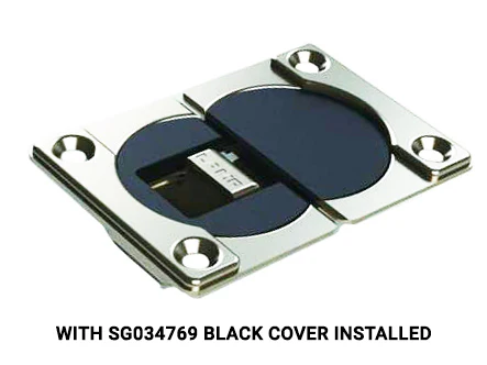 Adjustable Bureau Hinge For Drop Down Doors 16mm - 19mm Thick -  90° Opening - Image 3