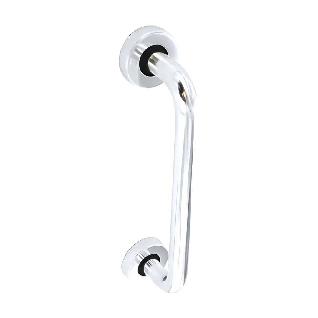 Round Pull Cabinet & Door Handle 230mm - Polished Aluminium