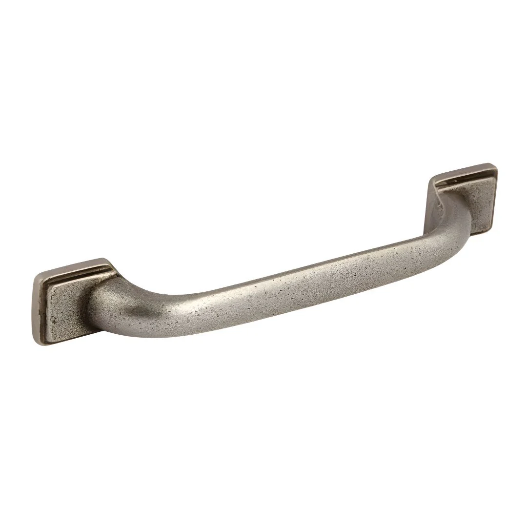 Antique Pull Handle Hole Centres 128mm - Natural Iron