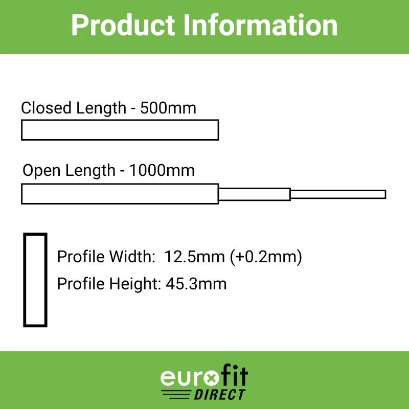 Ball Bearing Drawer Runner - 45kg Load Rating - 500mm - Image 2