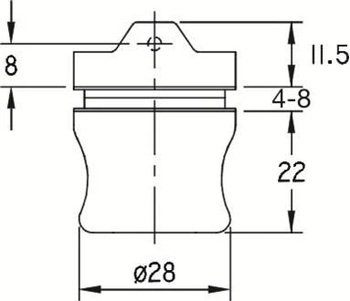 BMB Sliding Glass Door Lock With Pin - 4 - 8mm Thick Keys 001-200 - Image 3