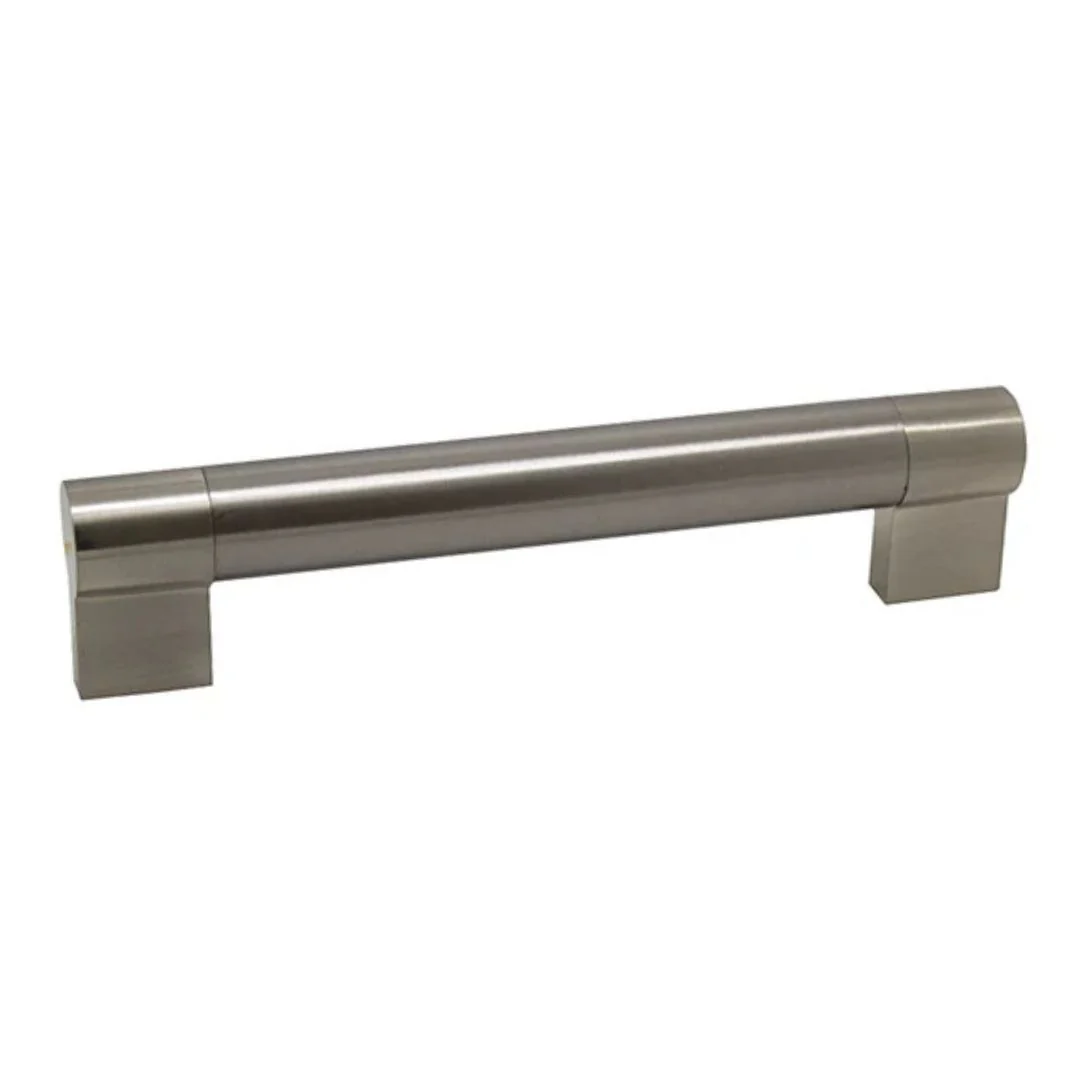 Pull Bar Handle Hole Centres 160mm - Stainless Steel Effect