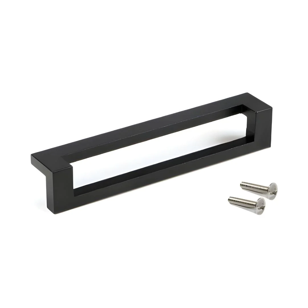 Interaxis Pull Handle Hole Centres 128mm - Matt Black