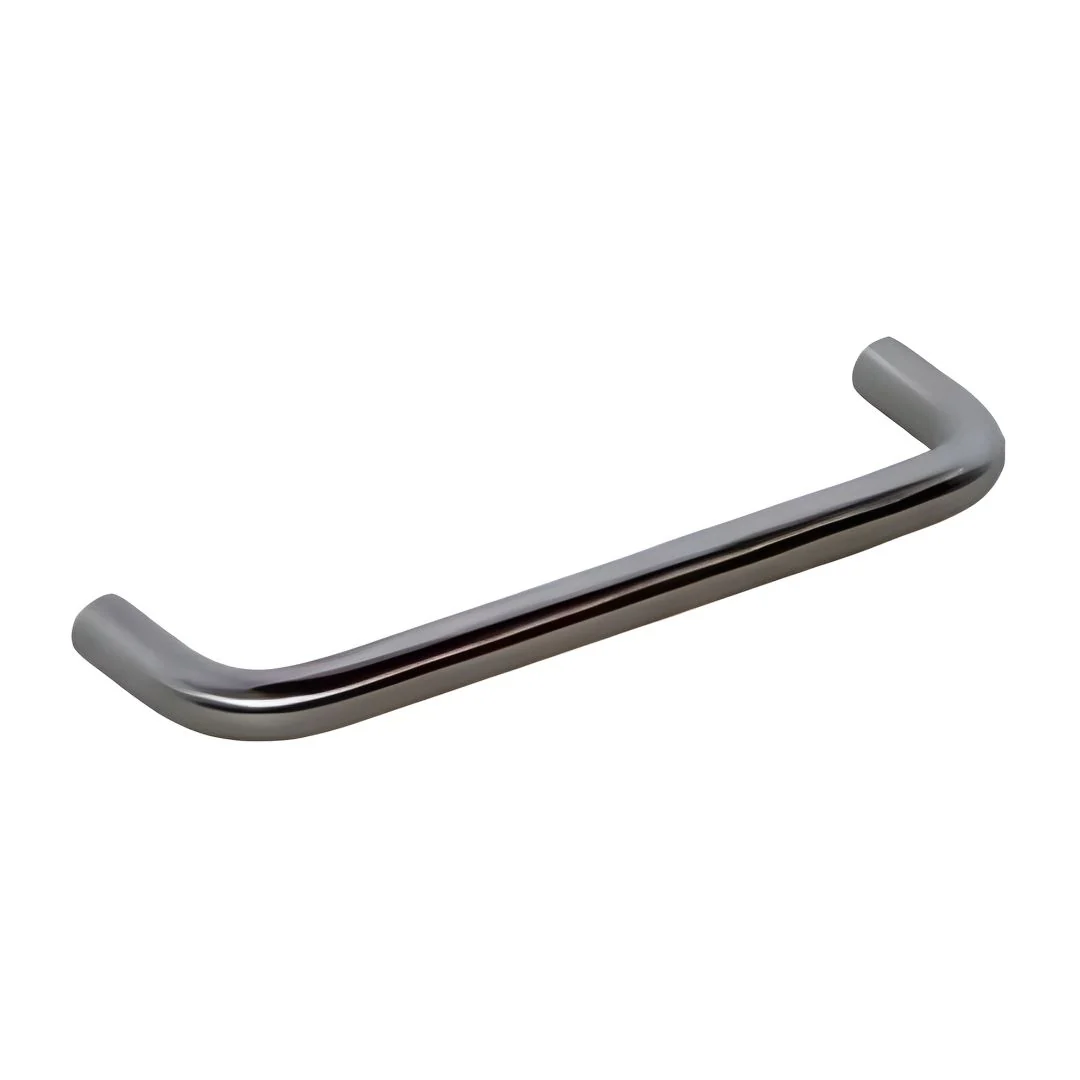 Pull D Handle Hole Centres 256mm - Brushed Stainless Steel