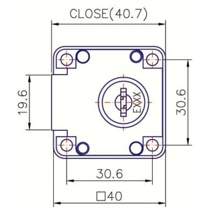 D18 Cupboard 18 x 20mm Lock R/H Barrel Key 101-200 - Image 3