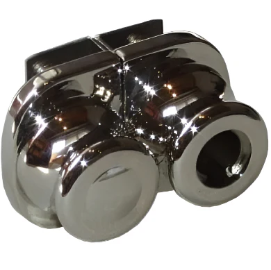 Double Glass Door Cabinet Lock - 4-6mm Thick - Keyed Alike