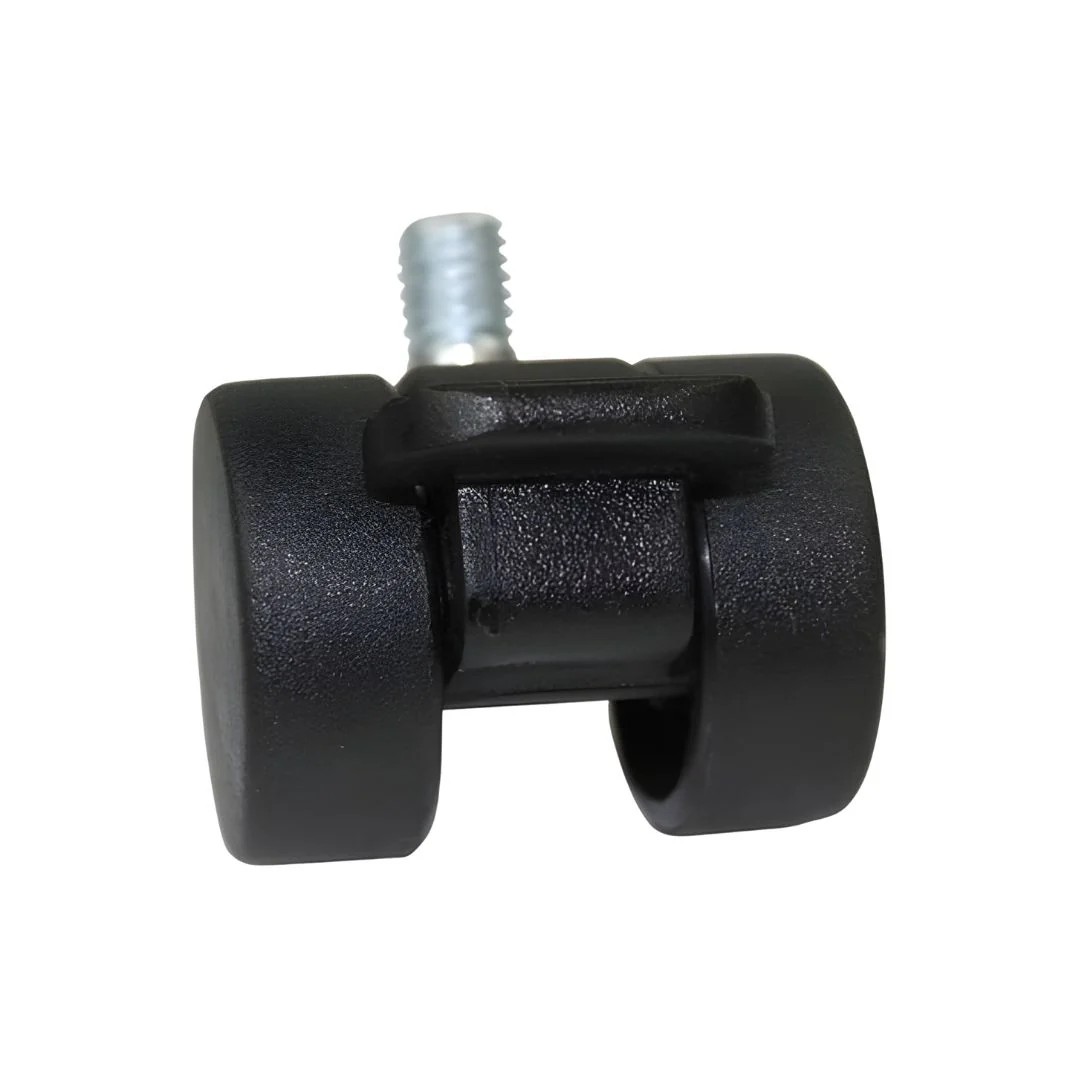 Eurofit Twin Castor - 30mm Wheel Diameter - Stem Fixing - Braked - Image 3