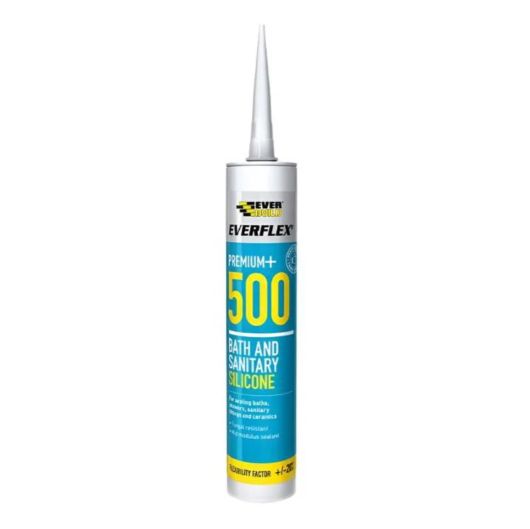 Everflex Premium 500 Bath & Sanitary Silicone - Ivory