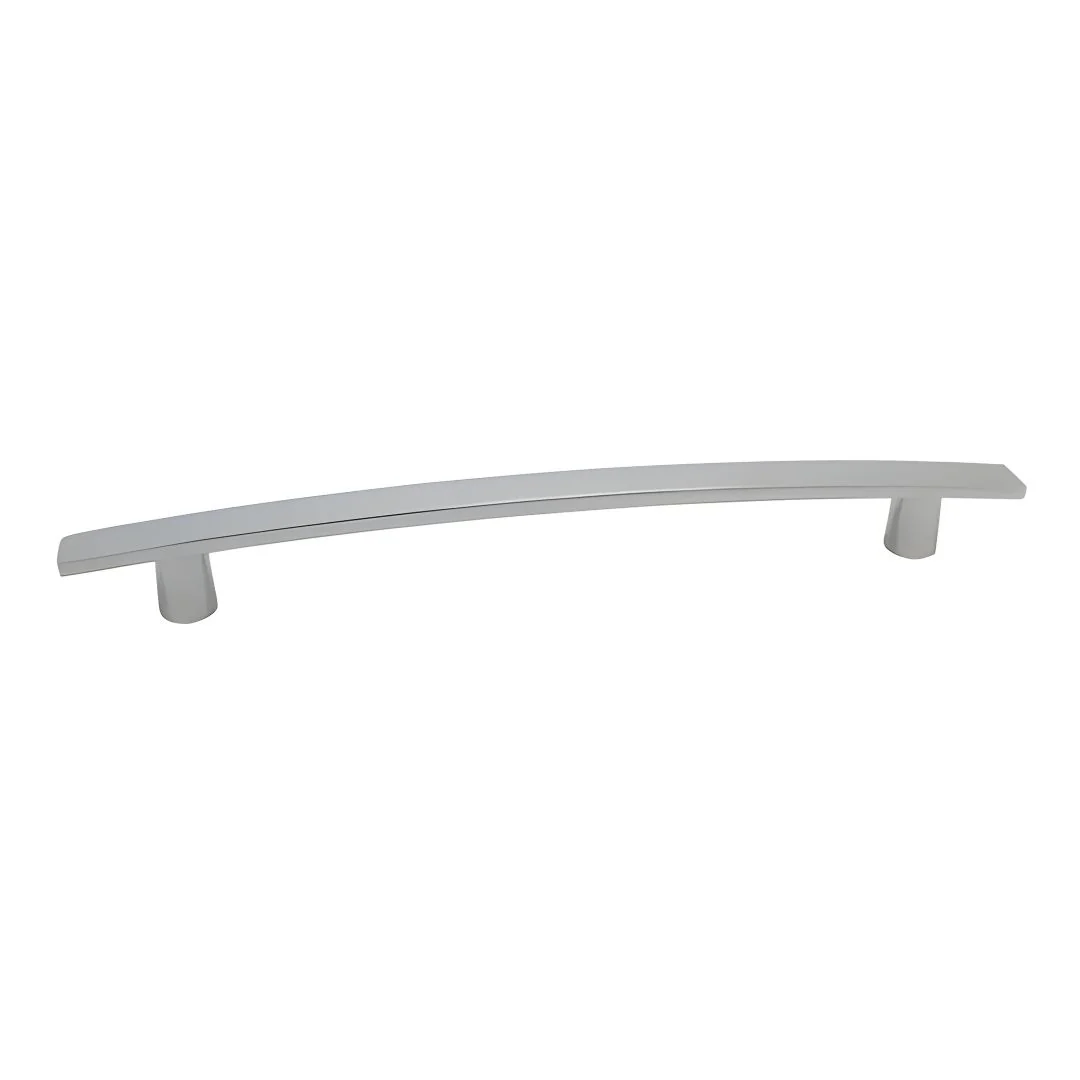 Pull Curved Handle Hole Centre 146mm - Chrome