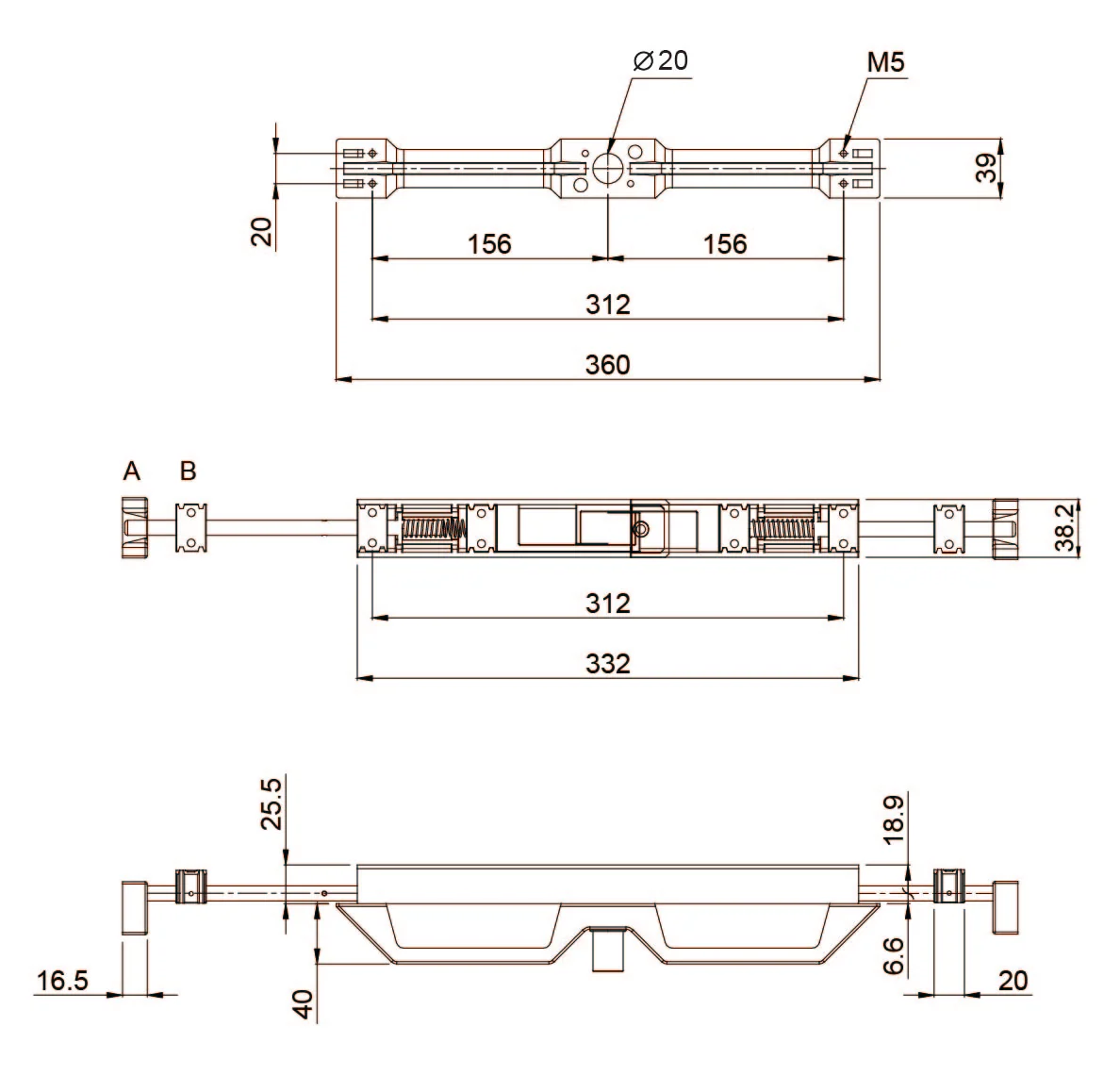 Front Mounted Locking Handle - Lock In (Closed Position Only) - Stainless Steel - Image 4