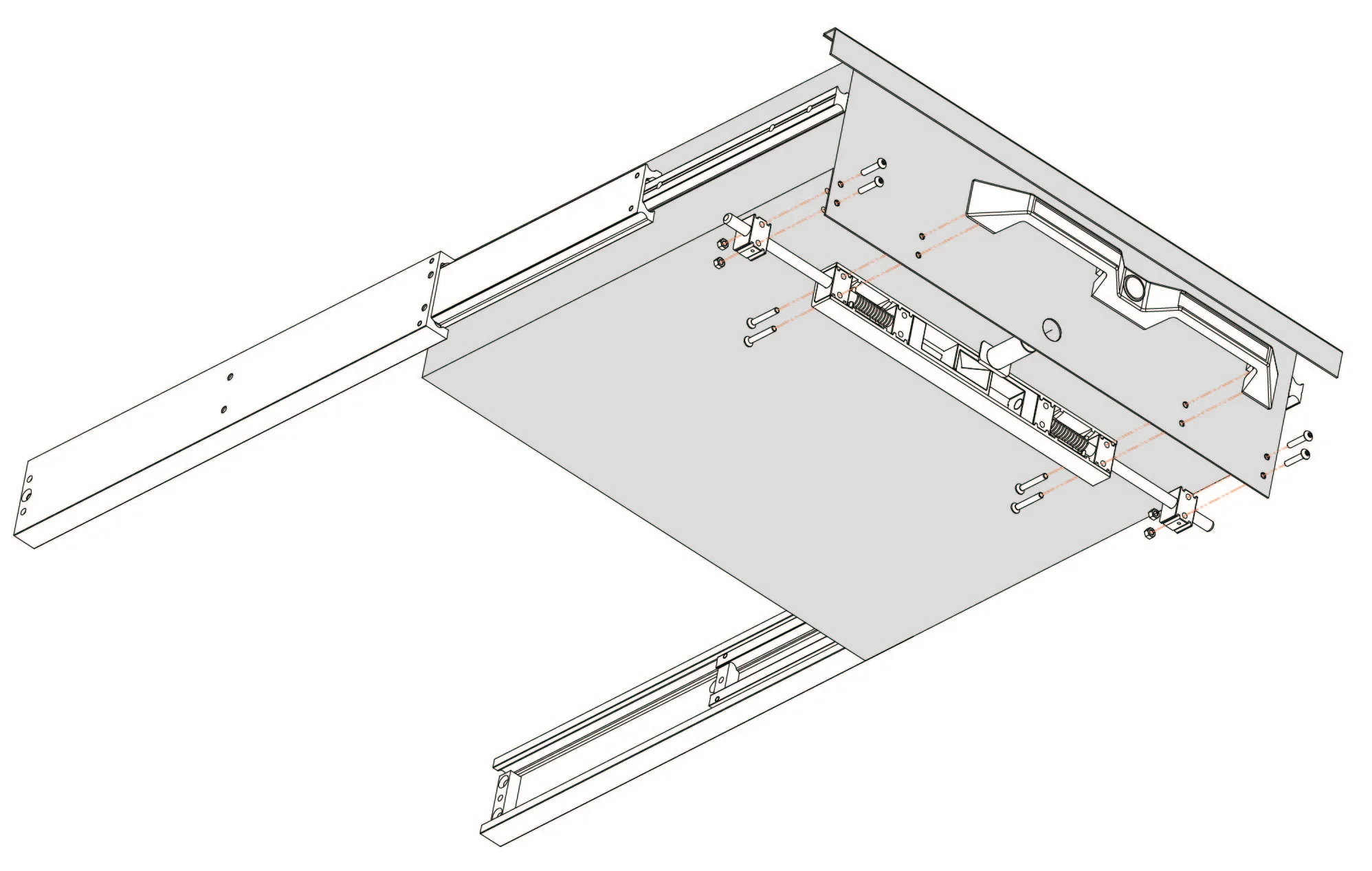 Front Mounted Locking Handle - Lock In (Closed Position Only) - Stainless Steel - Image 5