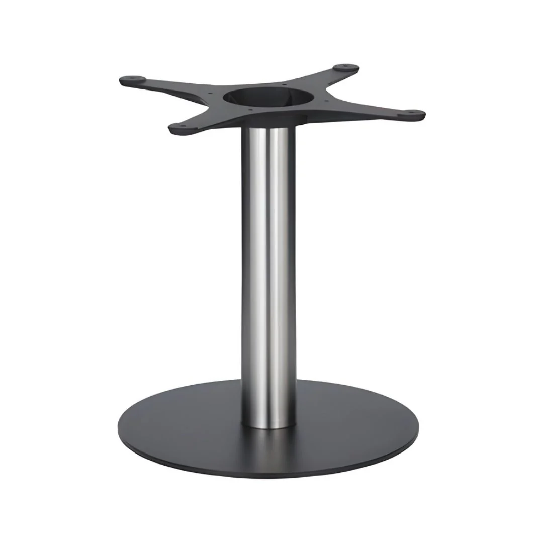 Golden Gate Black Base & Brushed S/Steel Column D400xH450mm