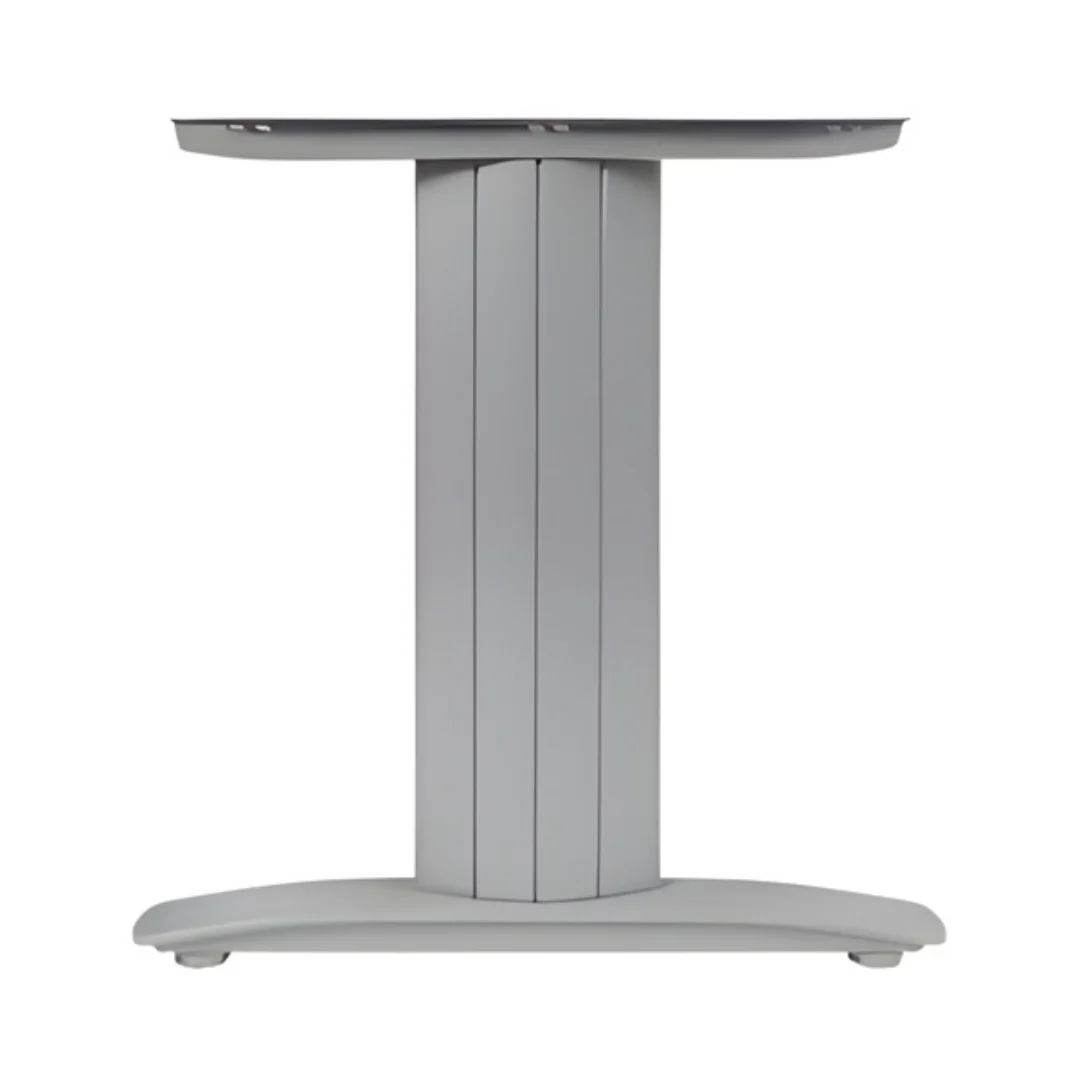 I Frame Desk 580mm Deep Top up to 1800mm Wide Silver - Image 2